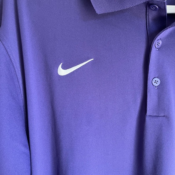 Nike Purple Dri-Fit Polo Shirt - Picture 4 of 4